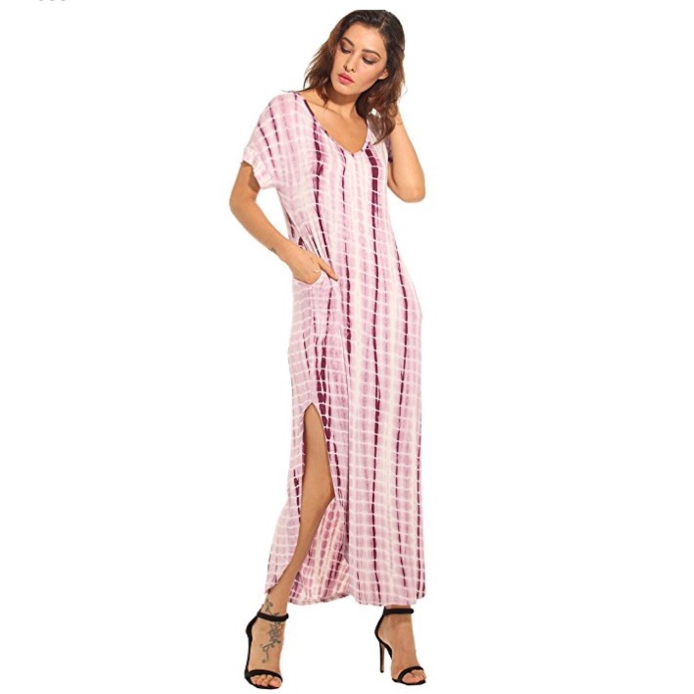 💖PINK TIE DYE LOOSE MAXI💖